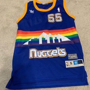 Dikembe Mutombo Nuggets hardwood classic jersey
